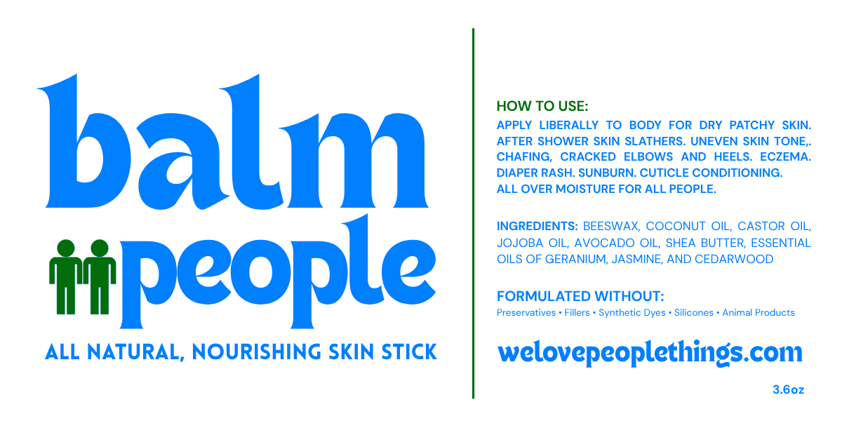 balmpeople by peoplethings all-natural lotion stick body balm