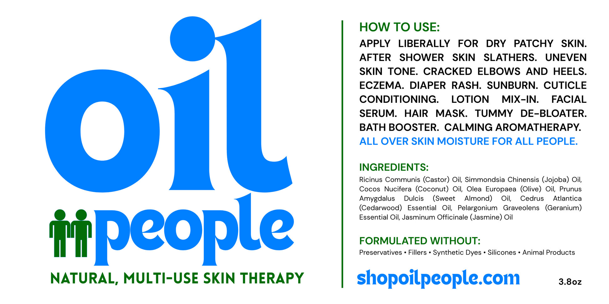 oilpeople label by peoplethings Multi-Use Skin Therapy
