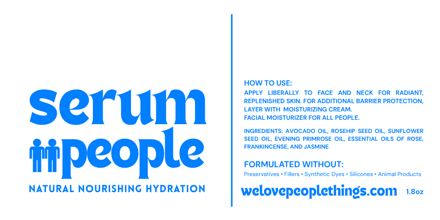 serumpeople label by people things nourishing facial oil for radiant skin all-natural